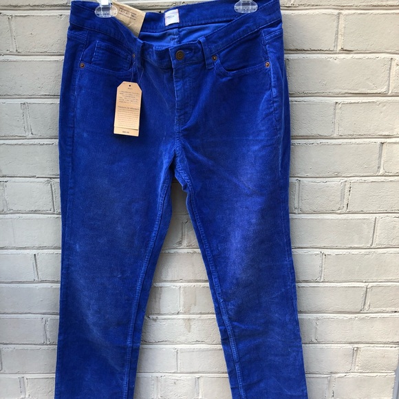 NWT Lands End Canvas Straight Blue Cords Size 30 - Picture 4 of 7